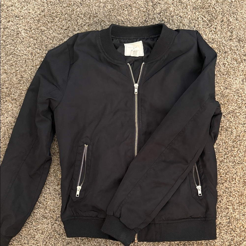 Women’s Black Bomber Jacket